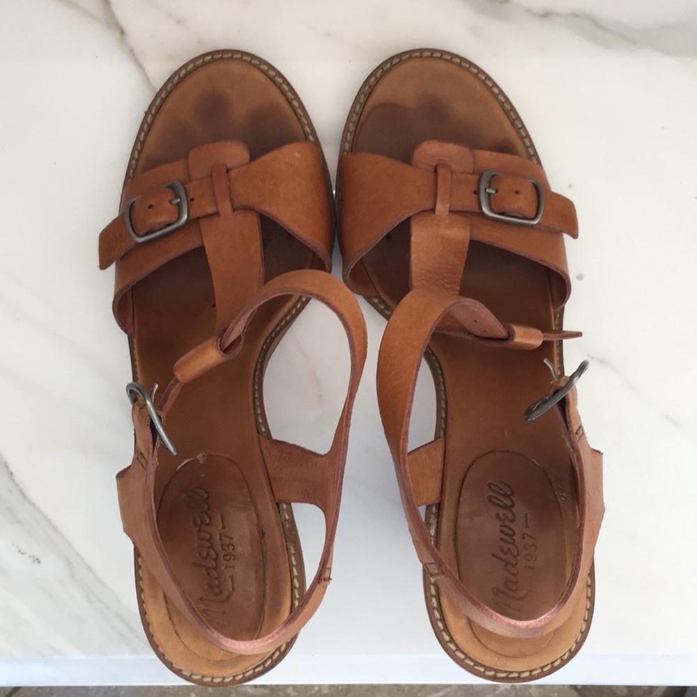 Madewell leather open toe sandals